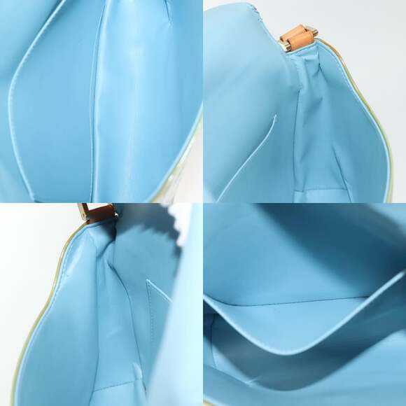 LOUIS VUITTON Monogram Vernis Thompson Street Bag Baby Blue M91009 - Picture 12 of 13